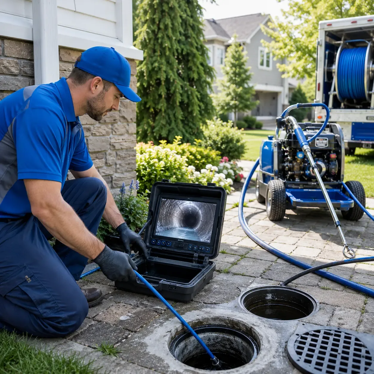 Outdoor drain cleaning professionals serving Cohoctah, MI